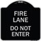 Signmission Fire Lane Do Not Enter Heavy-Gauge Aluminum Architectural Sign, 18" x 18", BS-1818-23986 A-DES-BS-1818-23986 - alternate 1